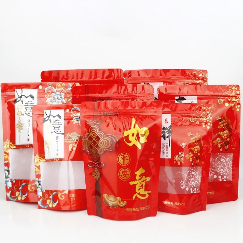 Pekanbaru Plastik Cookies Ziplock Cny / Imlek Merah Berbagai Ukuran
