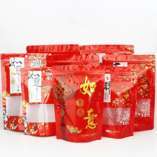 Pekanbaru Plastik Cookies Ziplock Cny / Imlek Merah Berbagai Ukuran
