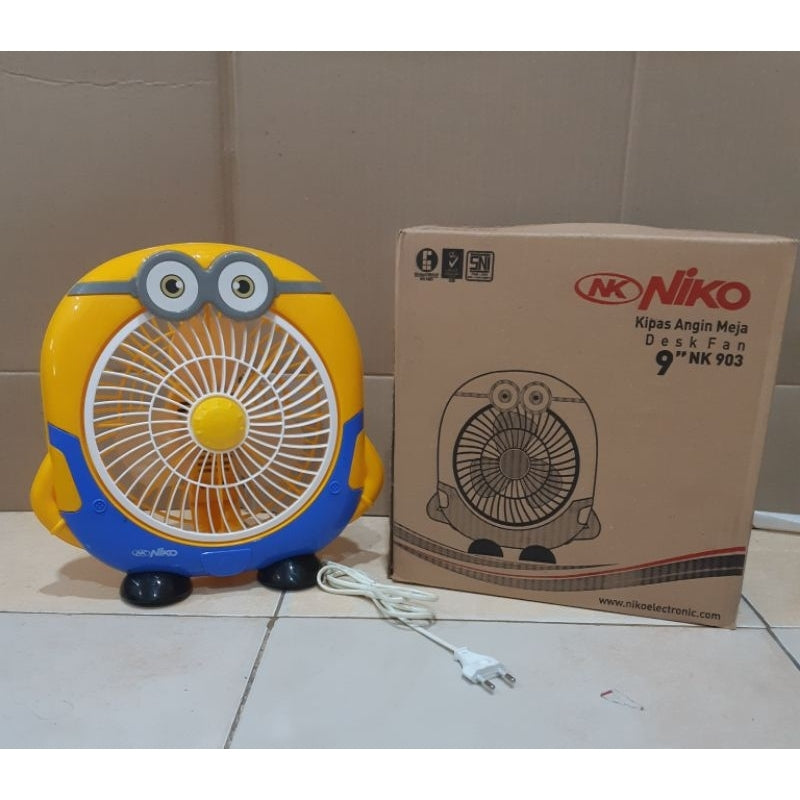 Pekanbaru Kipas Angin Meja Karakter 20 Watt Merk Random