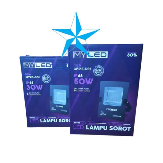Pekanbaru Lampu Sorot Myled / Lampu Tembak Myled 30W Dan 50W