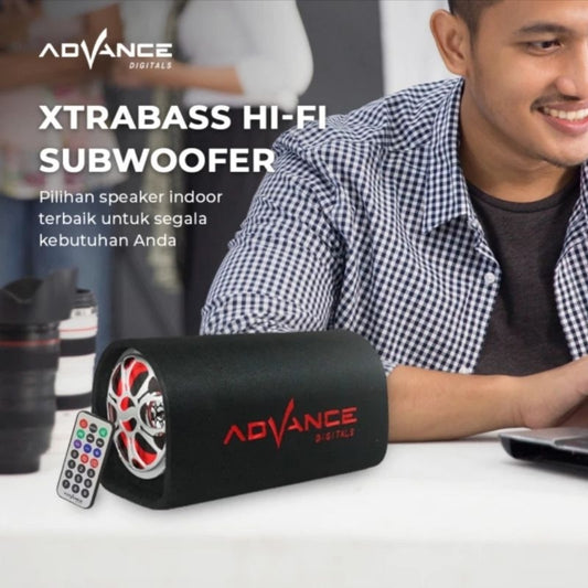 Pekanbaru Speaker Advance Bluetooth T-101Bt 5" Subwoofer T-101Bt Basstube Speaker Bantal Advance