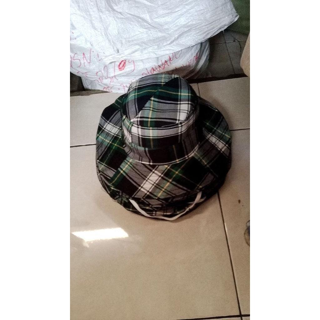 HR-Topi Rimba Gunung Tactical Hiking Outdoor Pria Wanita Dewasa Bahan Drill Anti Panas UV Topi Gunung