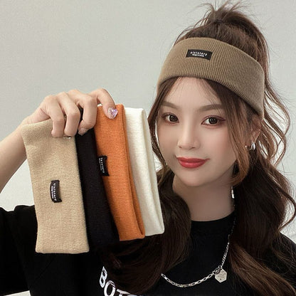 [littlecrab] Headband Karet Rajut Cicistory Bando Kepala Sporty Bandana Olahraga Bahan Elastis Korean Style Fashion