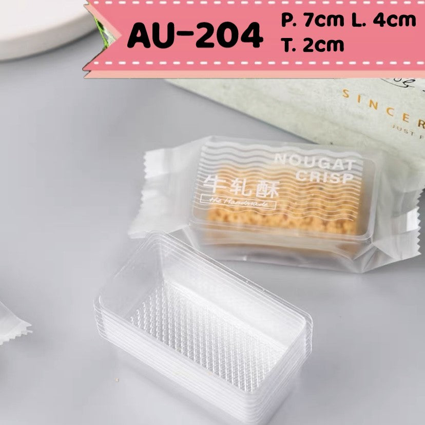 Pekanbaru Mika Tray Mini Bening Untuk Nastar Per Pack