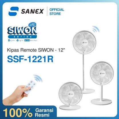 Pekanbaru Kipas Angin Sanex Siwon 2 In 1 Stand Fan Dan Desk Fan Ssf-1221 12Inch Kipas Angin Sanex Ssf 1221