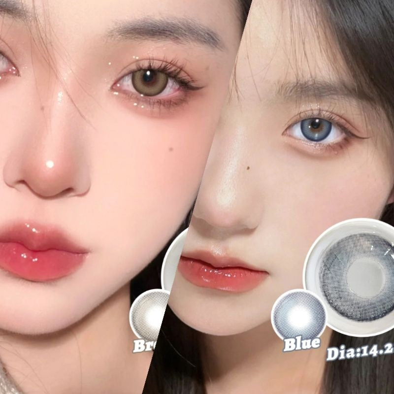 Pekanbaru Softlens Kode Hb327-1 Hb327-3 Sepasang Lensa Kontak Berwarnadiameter: 14-14,5