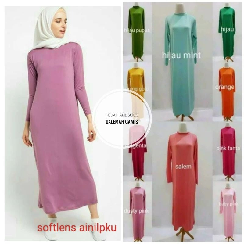 Pekanbaru Manset Dress Baju Dalam Gamis Panjang