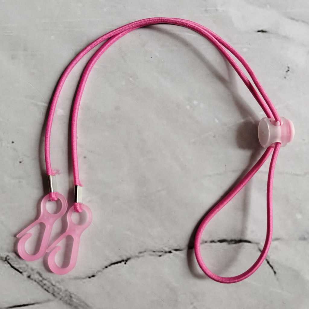 [YL] Strap Masker 2 in 1/ Kalung Masker / Kalung Gantungan Masker Multifungsi Bisa dipakai utk Hijab / Strap Masker Pita/Kalung Masker Hijab 2 in 1 Stap Masker Elastis Konektor Masker Boba