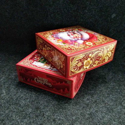 Pekanbaru Christmas Hampers Box / Kotak Hampers Natal Spring 22X22Cm