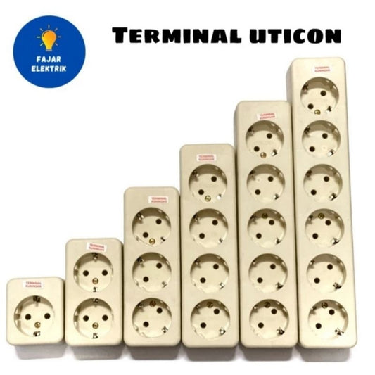 Pekanbaru Stop Kontak Uticon 1L 2L 3L 4L 5L 6L / Colokan Uticon / Terminal Uticon St-118 , St-128 , St 138 , St 148 , St 158 , St 168