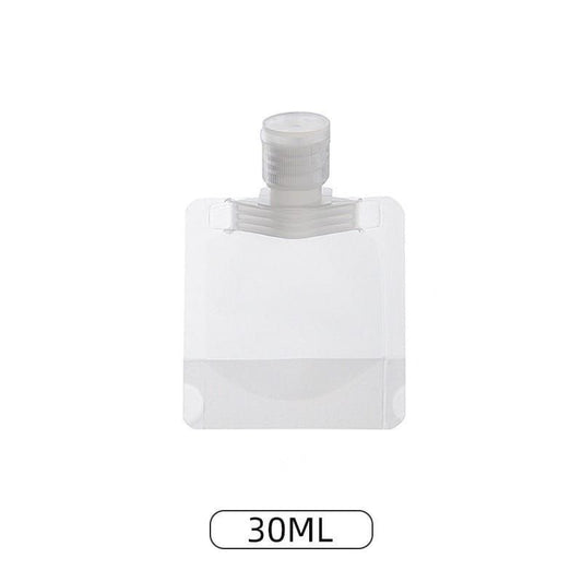 Pekanbaru HR-Botol Pouch Plastik Travel Refill Tempat Sabun Cair Lotion Shampoo Skincare Stiker Cantik Viral