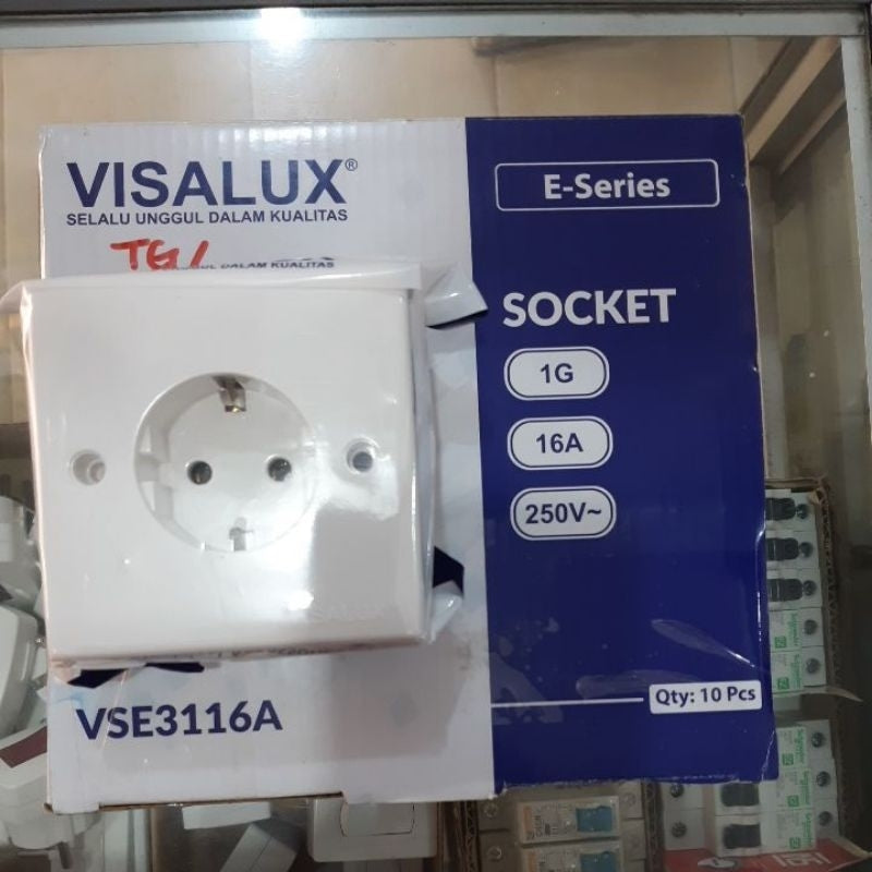 Pekanbaru Visalux - Saklar Visalux E Series Ob / Switch Lampu / Stop Kontak
