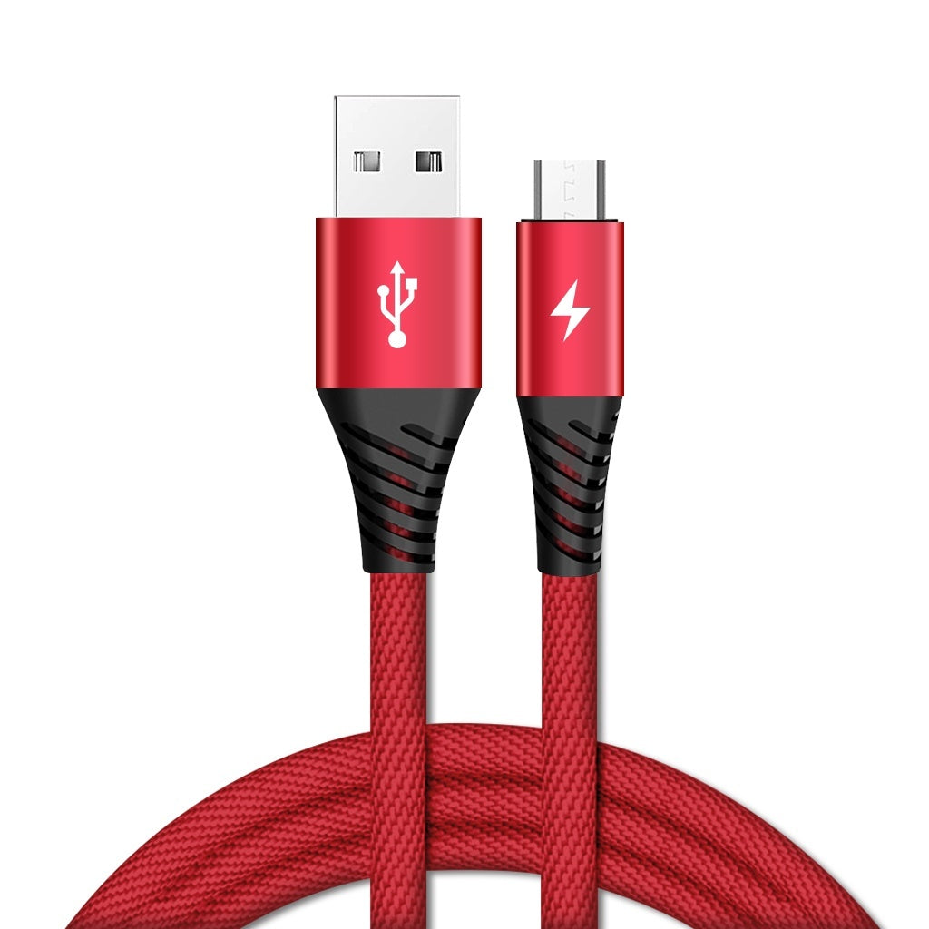 Kabel Charger Micro USB 2.4A AMINO Cable Data Fast Charging Untuk Realme Oppo Vivo Samsung Xiaomi