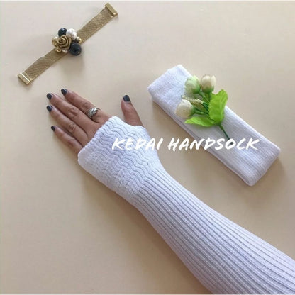 Pekanbaru Manset Rajut Jempol Polos Manset Tangan