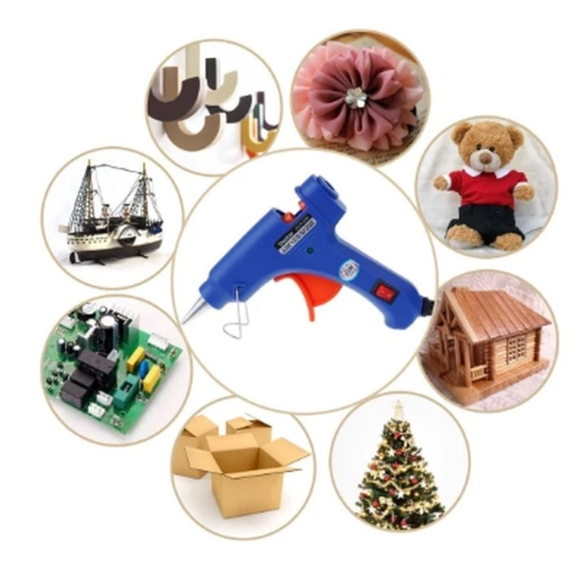 Pekanbaru Pistol Lem Tembak  Besar & Pistol Lem Tembak Mini / Hot Melt Glue Gun On Off/ Lem Tembak