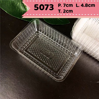 Pekanbaru Mika Tray Mini Bening Untuk Nastar Per Pack