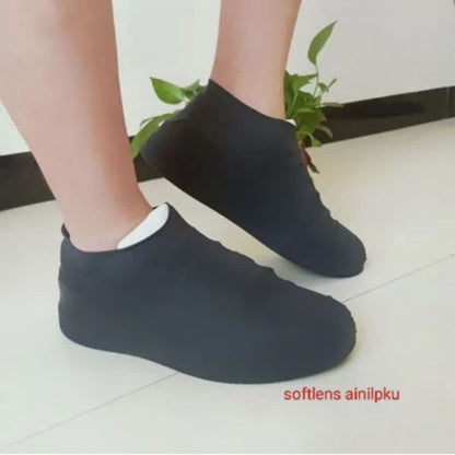 Pekanbaru Cover Sepatu Anti Air Bahan Karet Silikon Latex / Sarung