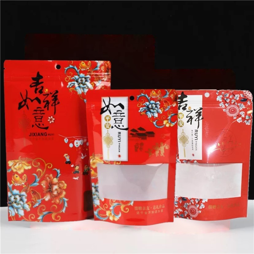Pekanbaru Plastik Cookies Ziplock Cny / Imlek Merah Berbagai Ukuran
