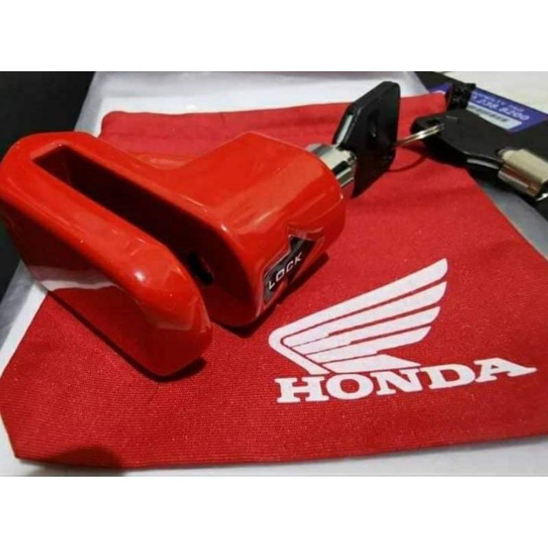 Gembok Cakram Motor Honda Kunci Pengaman Anti Maling Sepeda Motor Original