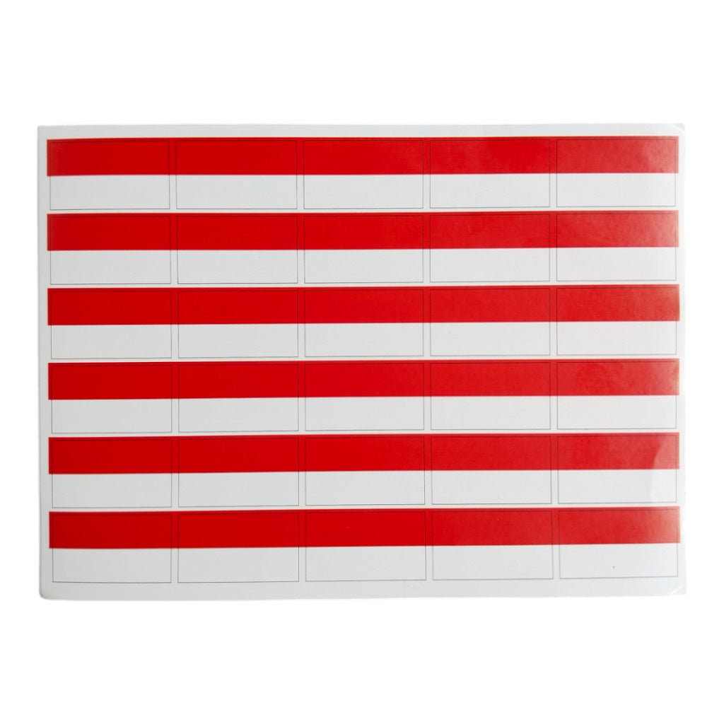 HR-(isi 30pcs) stiker pipi / stiker merah putih / stiker bendera tempelan HUT RI 17 agustus