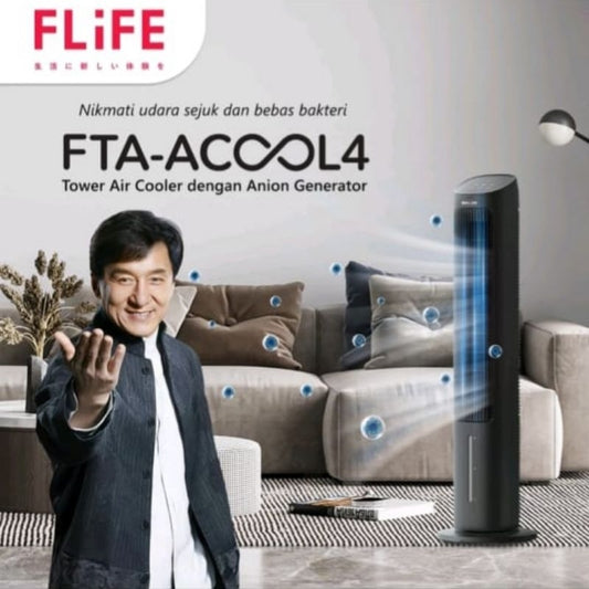 Pekanbaru Air Cooler Gree Flife Fta-Acool4 Tower / Penyenjuk Udara Tower Fan 4 Liter