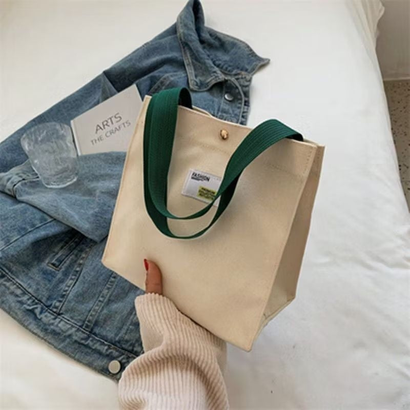 Pekanbaru Tote Bag Tas Samping Kanvas Totebag  Karakter Kartun Lucu Wanita Fashion