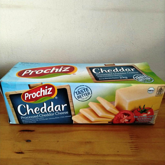 Pekanbaru Keju Cheddar Balok 2 Kg Berbagai Merek