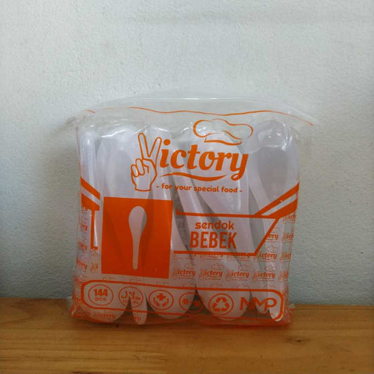 Pekanbaru Victory Disposable Cutlery / Sendok Bebek Per Pack