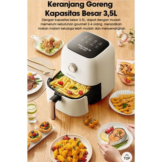 Pekanbaru Air Fryer Samono  Sw-Afw35 3.5 Liter Low Watt / Sw-Afw35 Air Fryer Samono 600W