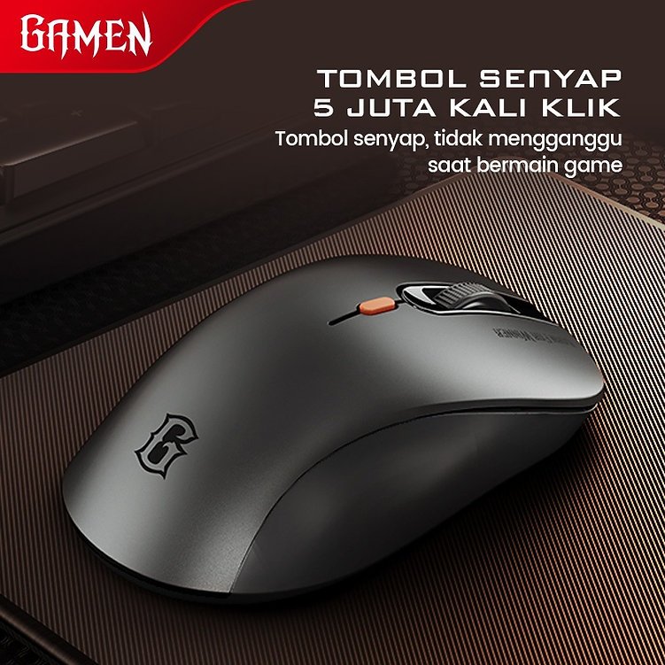 Pekanbaru Mouse Gaming Wireless Gamen Gm200W