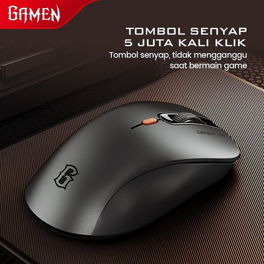 Pekanbaru Mouse Gaming Wireless Gamen Gm200W