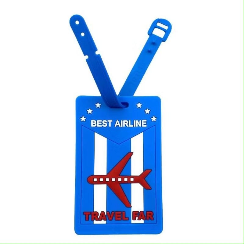 Pekanbaru Name Tag Koper Gantungan Koper Motif Lucu Bahan Silikon Luggage Tag Cartoon Id