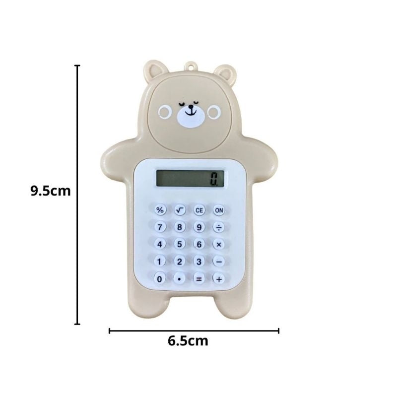 Pekanbaru Calculator Mini Portable Motif Bear Kalkulator Portable Mini Beruang Kalkulator