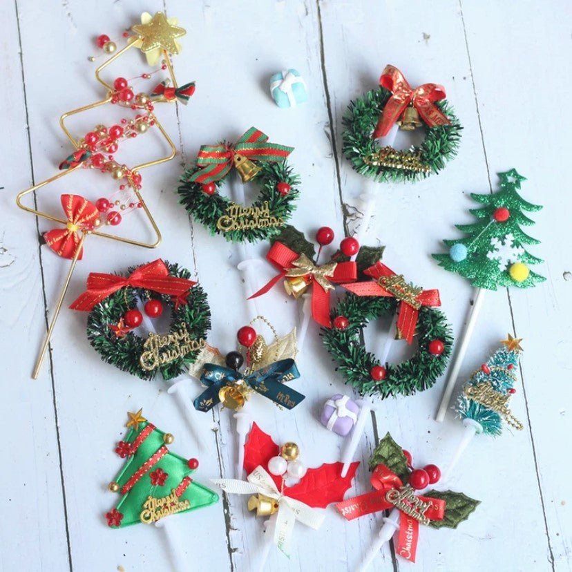 Pekanbaru Christmas Mini Topper / Topper Kue Natal Mini