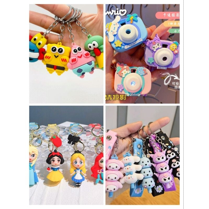 Pekanbaru Gantungan Kunci Premium/Unicorn/Bear/Cartoon