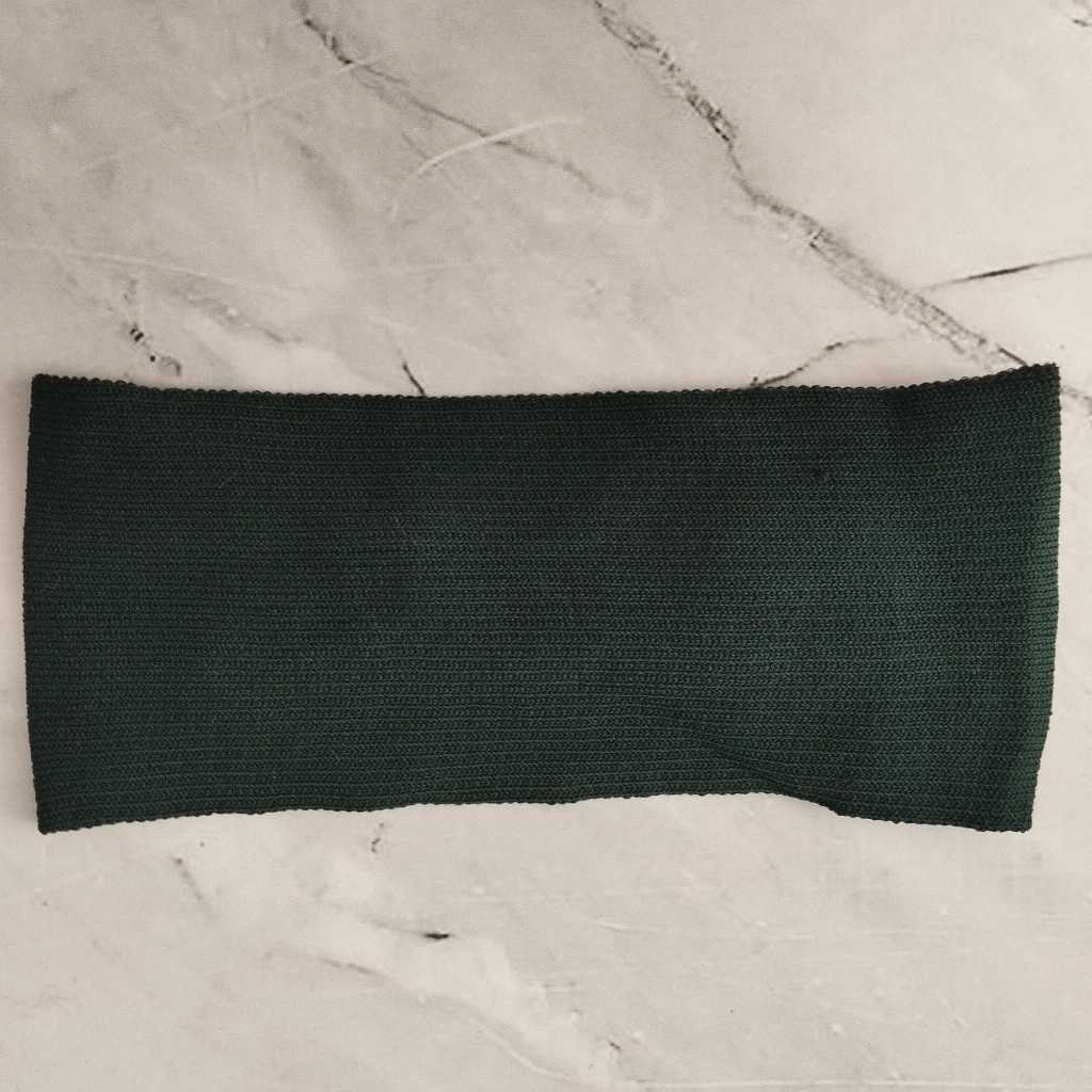 ciput rajut pita karet belakang bandana rajut