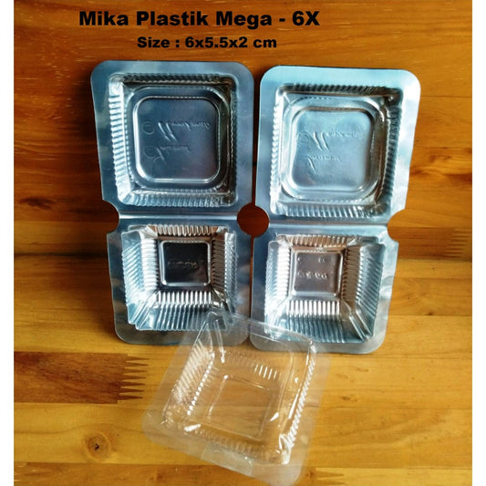 Pekanbaru Box / Kotak Mika Plastik Mega - 6X Per Pack