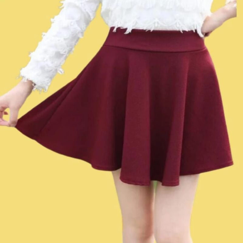 Pekanbaru Rok Mini  Olahraga Poundfit/Gym/Jogging/Zumba Korea Rok Senam Rok Tennis Rok Short Flare Korea Termurah