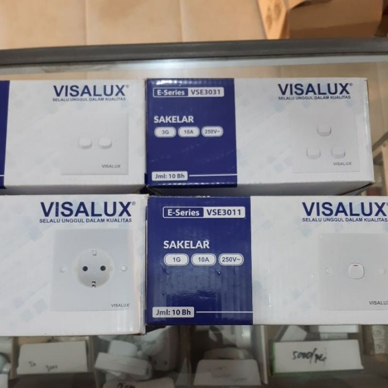 Pekanbaru Visalux - Saklar Visalux E Series Ob / Switch Lampu / Stop Kontak