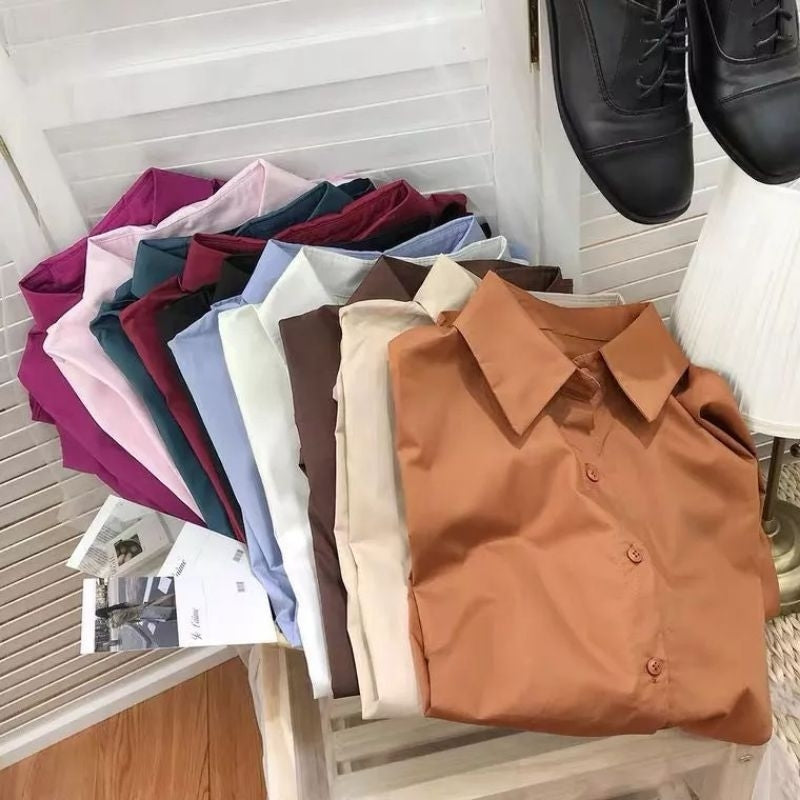 Pekanbaru Ec - Dexy Loose Oversize Shirt /Kemeja/Blouse