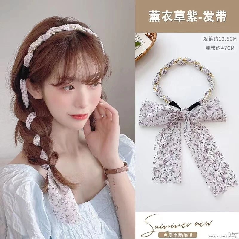 Pekanbaru Bando Mutiara Tali Korea Dari Gaya Ins Rambut Panjang Dengan Jarum Jam