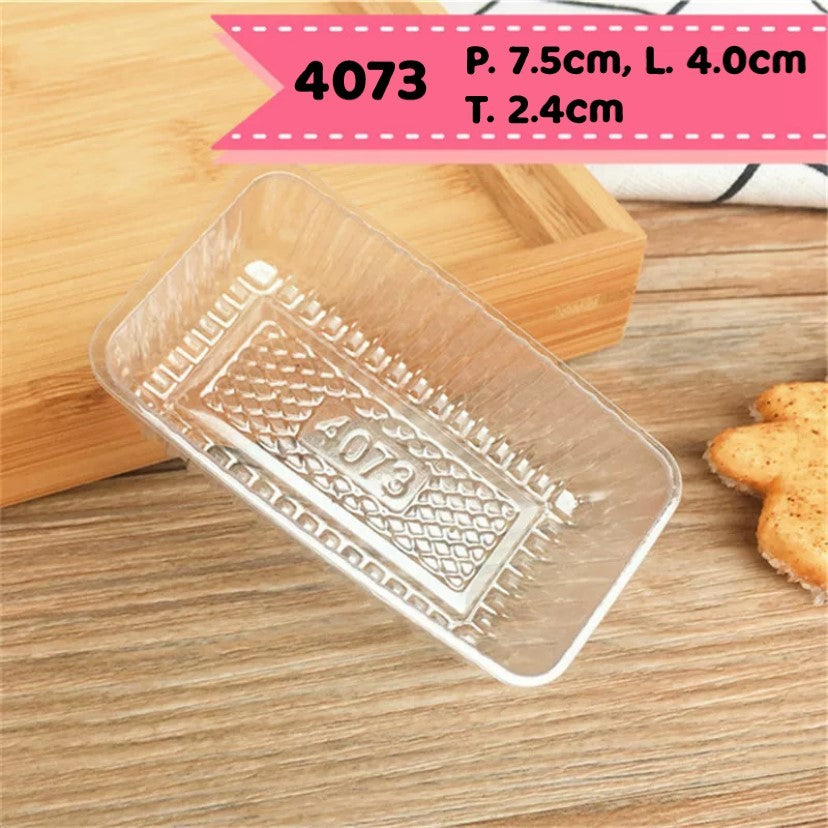 Pekanbaru Mika Tray Mini Bening Untuk Nastar Per Pack