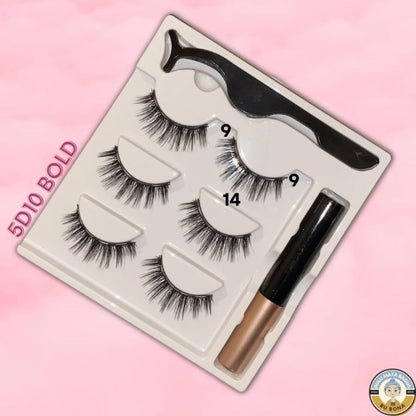 Pekanbaru Eyelash Magnetic 1 Set Lengkap Bulu Mata Magnet 3 Psg