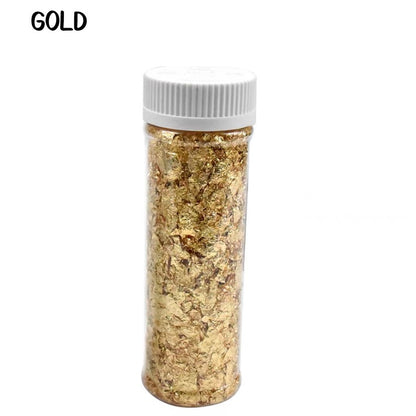 Pekanbaru Edible Gold Flakes Foil / Dekorasi Cake / Emas Lembaran