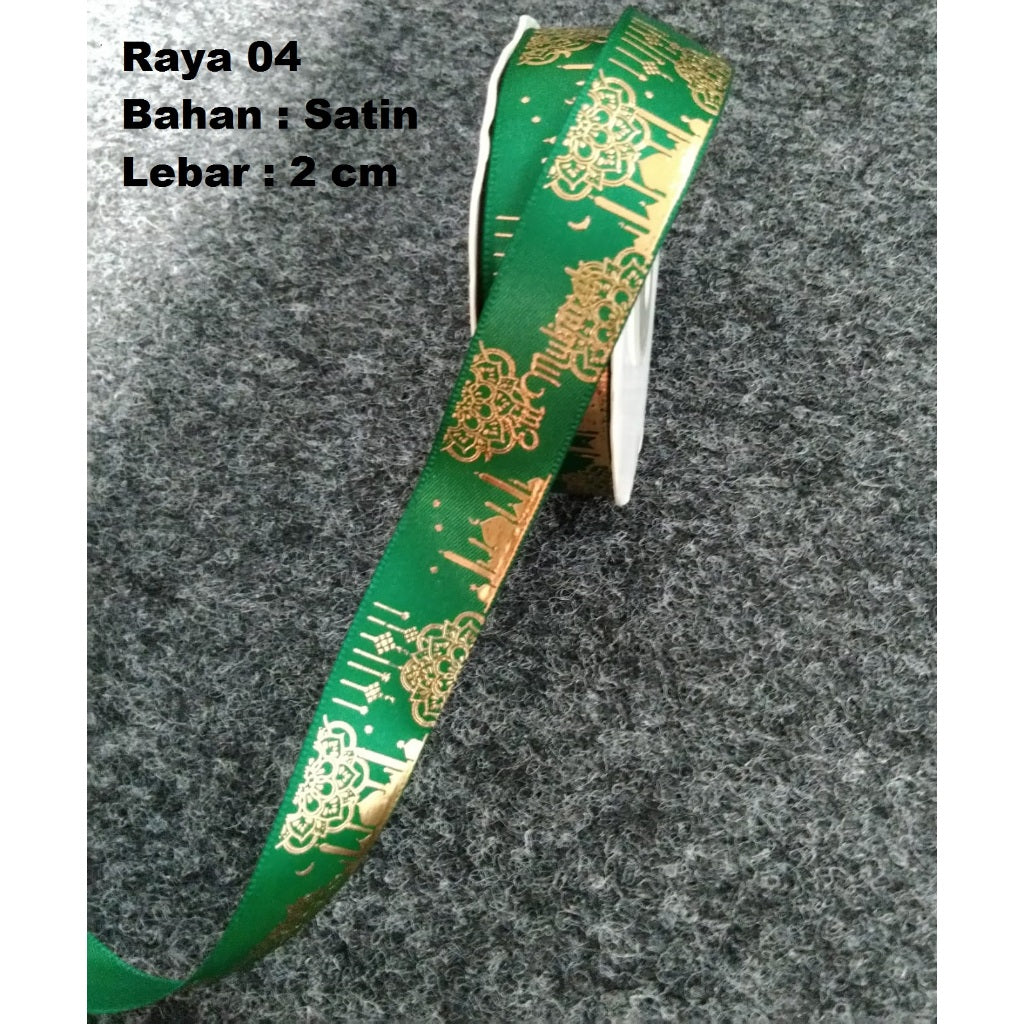 Pekanbaru Pita Idul Fitri Satin 2 Cm Berbagai Jenis Per Meter