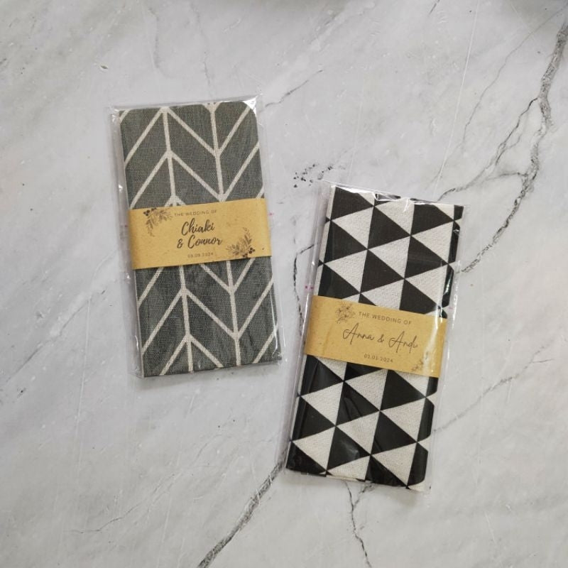 SOUVENIR TEMPAT TISU TISSUE BAHAN KANVAS MURAH