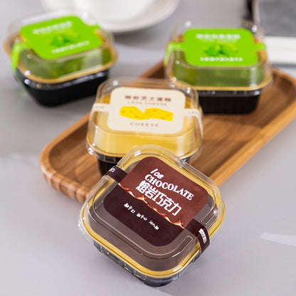 Pekanbaru Aluminium Tray Persegi 125Ml Berbagai Warna Per Pack
