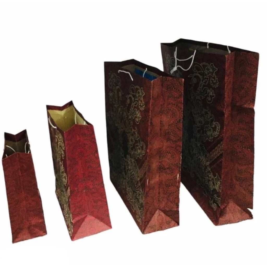 Paperbag Batik Paper Bag Coklat Banci Ukuran Kecil Sedang Besar Souvenir Ulang Tahun