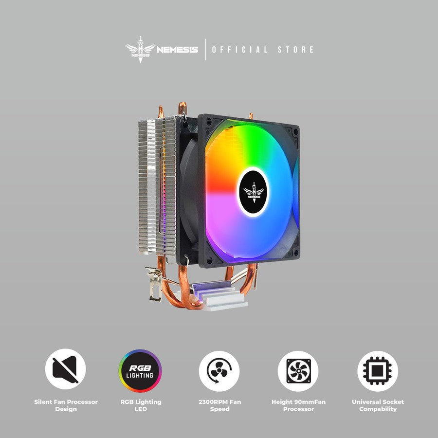 Pekanbaru Heatsink Nyk Cpu Cooler Nyk F9 (2 Pipe) Windranger