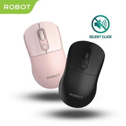 Pekanbaru Robot M207 Wireless Mouse Silent (800 - 1200 - 1600 Dpi)